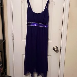 Royal purple dress